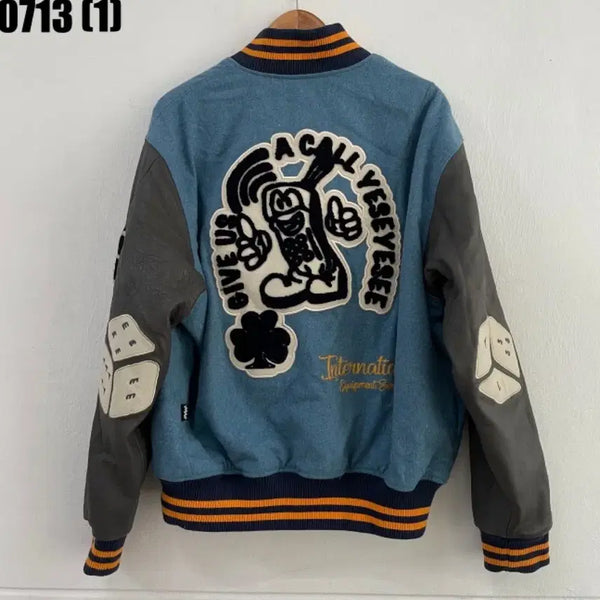 [BUNJANG] Yeseyesee Varsity Jacket Size M / 예스아이씨 바시티 자켓 M
