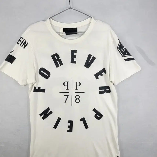 [BUNJANG] Philipp Plein Short Sleeve T-Shirt White / 필립플레인 반팔 티셔츠 화이트