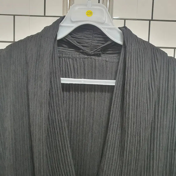 [BUNJANG] Pleated Long Cardigan / 노-228 플리츠 롱가디건