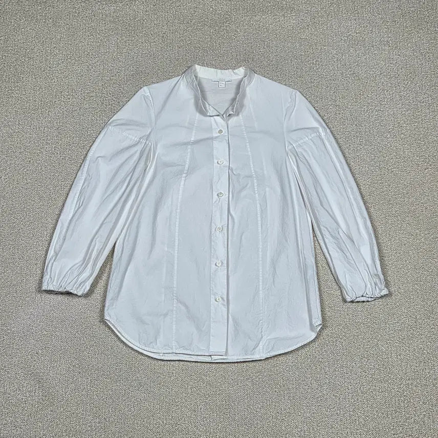 [BUNJANG] COS Band Collar Puff Sleeve Blouse / [COS] 밴드 카라 퍼프 슬리브 블라우스 | S00558