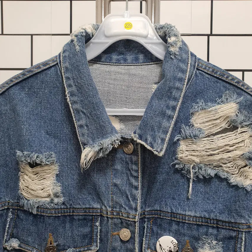 [BUNJANG] Vintage Blue Denim Jacket / 노-229 빈티지 청자켓