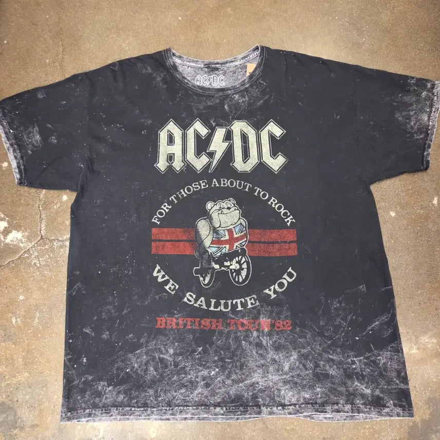 [BUNJANG] US Vintage ACDC Band T-Shirt / 미국빈티지 ACDC 밴드 티셔츠 반팔티 락티셔츠