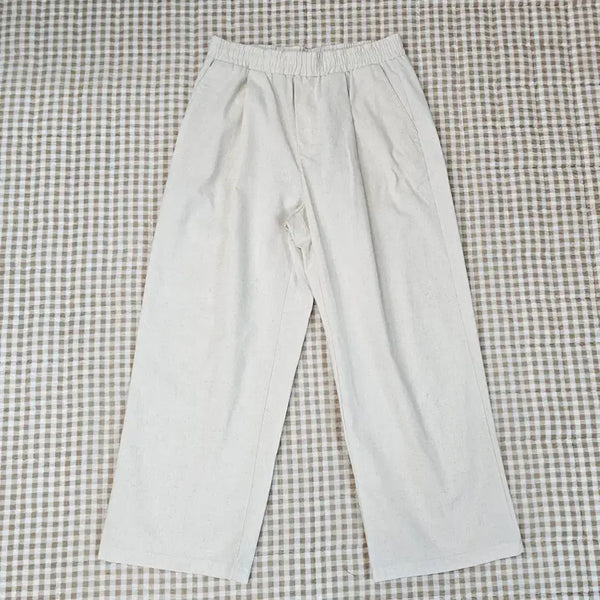 [BUNJANG] La Fance Store Linen Wide Pants / 라퍼지스토어 여름 와이드 팬츠 남자32~33