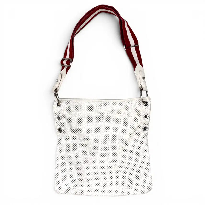 [BUNJANG] Bally Punching Leather Bag / 발리 펀칭 레더 백 34 x 32
