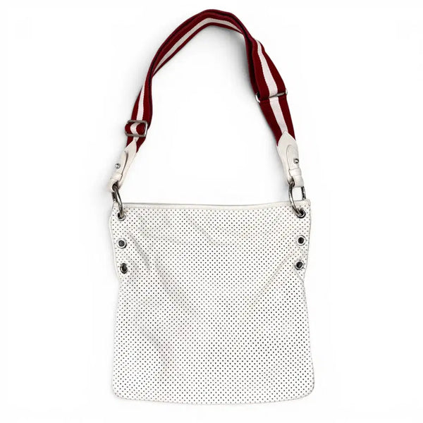 [BUNJANG] Bally Punching Leather Bag / 발리 펀칭 레더 백 34 x 32