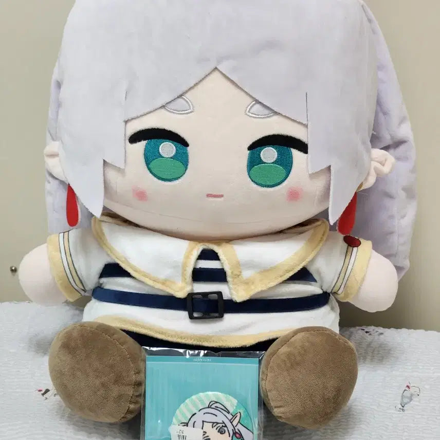 [BUNJANG] Frieren: Beyond Journey's End Chinese Lottery Prize A Frieren 35cm Plush Doll / 장송의 프리렌 중국 쿠지 A상 35cm 인형 양도 피규어