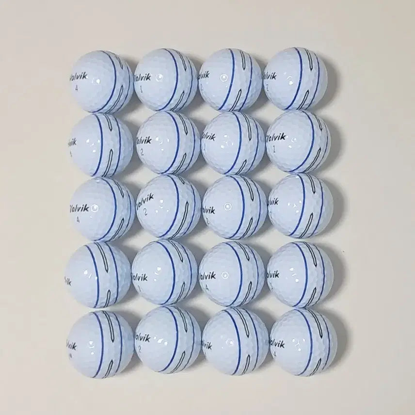 [BUNJANG] Volvik Flyon 3-Piece 3-Line Distance High Rebound Golf Balls (20 Balls) / 특A+급/특A급 볼빅 플라이온 3피스 3선 비거리 고반발 20알 로스트볼