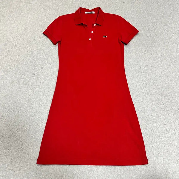 [BUNJANG] Lacoste Short Sleeve Polo Dress / 라코스테 카라 원피스 95