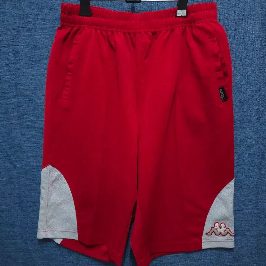 [BUNJANG] Kappa Training Shorts Red / 카파 트레이닝 반바지 레드