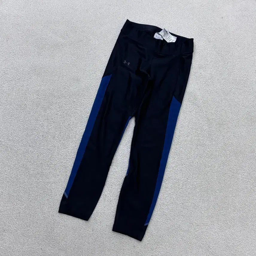 [BUNJANG] Under Armour Women's Blue Side Panel Leggings / M 언더아머 여성 블루 사이드 패널 레깅스 0707E2