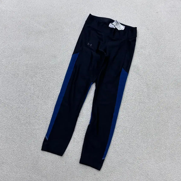 [BUNJANG] Under Armour Women's Blue Side Panel Leggings / M 언더아머 여성 블루 사이드 패널 레깅스 0707E2