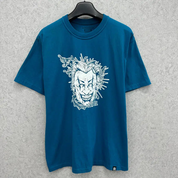 [BUNJANG] Men's Printed Short Sleeve T-Shirt Size 110 (2XL) / 110 남자 프린팅 반팔 티셔츠