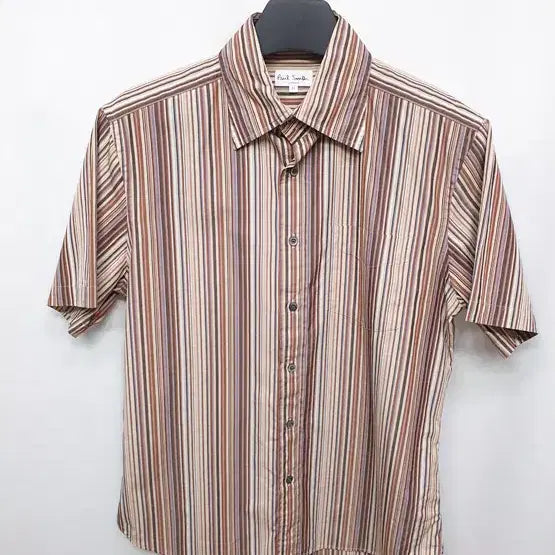 [BUNJANG] Paul Smith Men's Striped Short Sleeve Shirt / 폴스미스 남성 스트라이프 반팔 셔츠 95