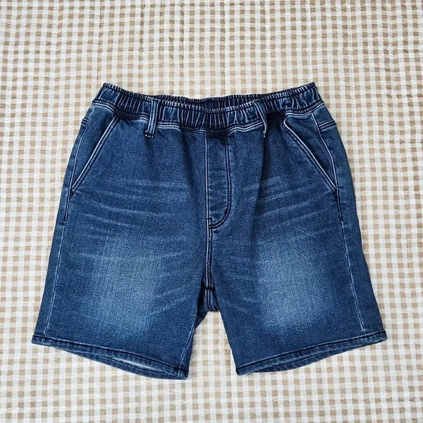 [BUNJANG] NBA Banding Denim Short Pants (Size 32-33) / NBA 밴딩 데님 숏팬츠 남자32~33