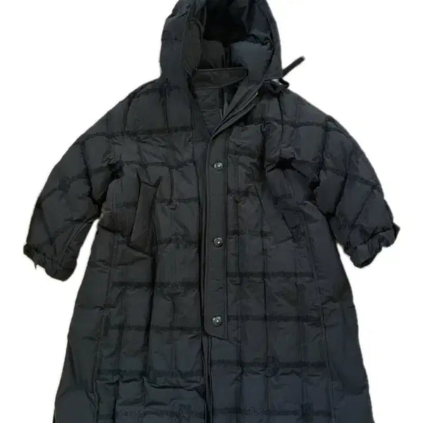 [BUNJANG] O'2nd Black Quilted Padded Jacket / 오즈세컨 블랙 퀼팅 패딩