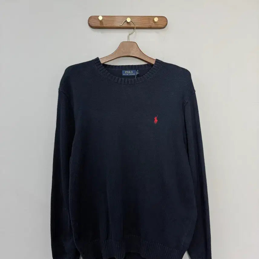 [BUNJANG] Polo Ralph Lauren Navy Roundneck Knit XL / 폴로 랄프로렌 네이비 라운드넥 니트 H3120