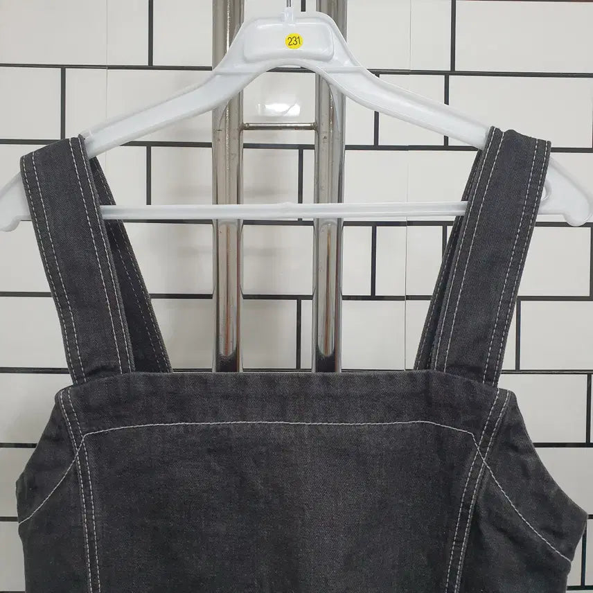 [BUNJANG] Blue Denim Overall Skirt / 노-231 청멜빵 스커트