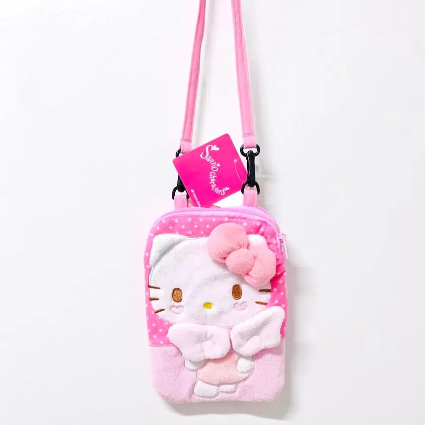 [BUNJANG] Sanrio Angel Kitty Mini Crossbody Bag / sanrio 산리오 엔젤키티 미니 크로스백