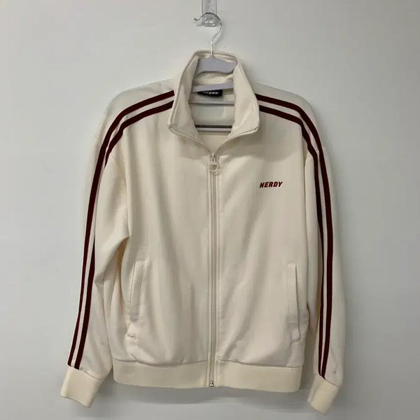[BUNJANG] Nerdy Track Top White Jersey XS / nerdy 트랙탑 화이트 져지 xs
