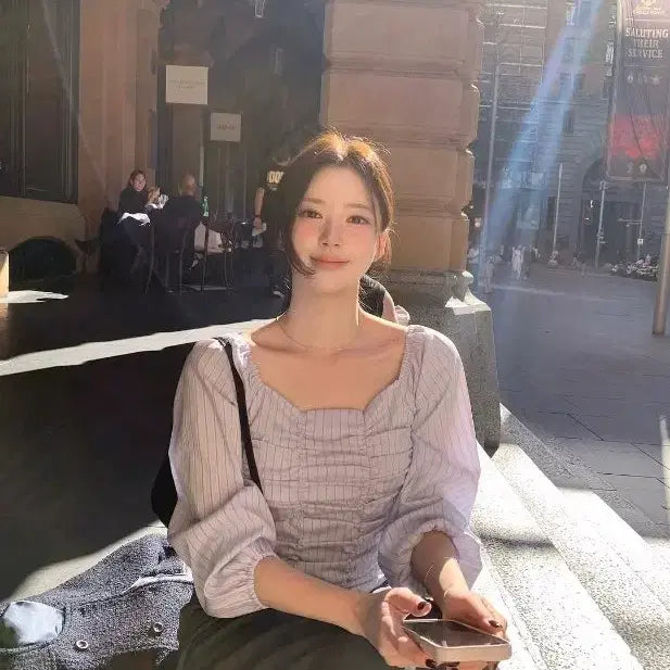 [BUNJANG] Plantshop Prin Blouse / 플랜트샵 프린 블라우스 prin blouse