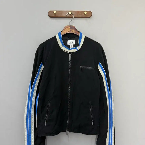 [BUNJANG] Armani Exchange Black Rider Jacket / 아르마니 익스체인지 블랙 라이더 자켓 H3121