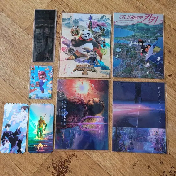 [BUNJANG] Kiki's Delivery Service Art Card Bundle Set (8 pcs) / 8개일괄)키키아트카드 초속5센티미터아트카드 아쿠아맨아트카드 신비아파트특전