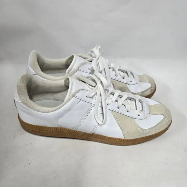 [BUNJANG] Adidas German Army Sneakers White Suede Size 260 / 아디다스 독일군 스니커즈 260