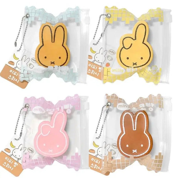 [BUNJANG] Authentic Miffy Bread Squishy Keychain / 정품 미피 빵 스퀴시 키링