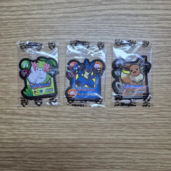 [BUNJANG] Pokemon Magnet Set (Lucario, Shaymin, Eevee) / 포켓몬 마그넷 루카리오, 쉐이미, 이브이 일괄 판매