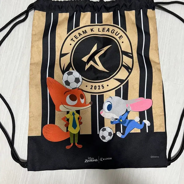 [BUNJANG] K League x Zootopia Collaboration String Bag / K리그 주토피아 콜라보 스트링백