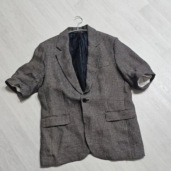 [BUNJANG] Number Project 516 Linen Check Jacket / 넘버프로젝트 516 린넨 체크쟈켓