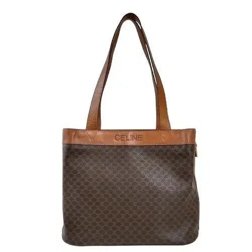 [BUNJANG] Celine Macadam Vintage Brown Shoulder Bag (Old Celine) / 정품 셀린느 마카담 빈티지 브라운 숄더백 (올드셀린)