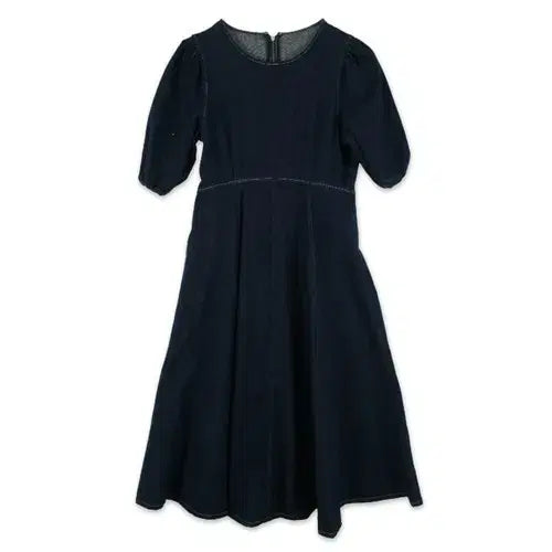 [BUNJANG] Cotton Flare Denim Dress / JAPAN (WOMEN - ) 코튼 플레어 데님 원피스