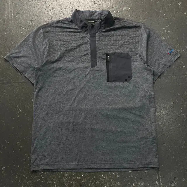 [BUNJANG] Kolon Industries Half-Zip Vintage Sweatshirt / 105 코오롱 인더스트리 반집업