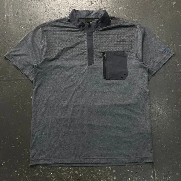 [BUNJANG] Kolon Industries Half-Zip Vintage Sweatshirt / 105 코오롱 인더스트리 반집업