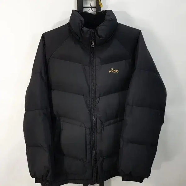 [BUNJANG] ASICS Black Puffer Down Jacket / 아식스 패딩 푸퍼 다운 자켓 블랙 100