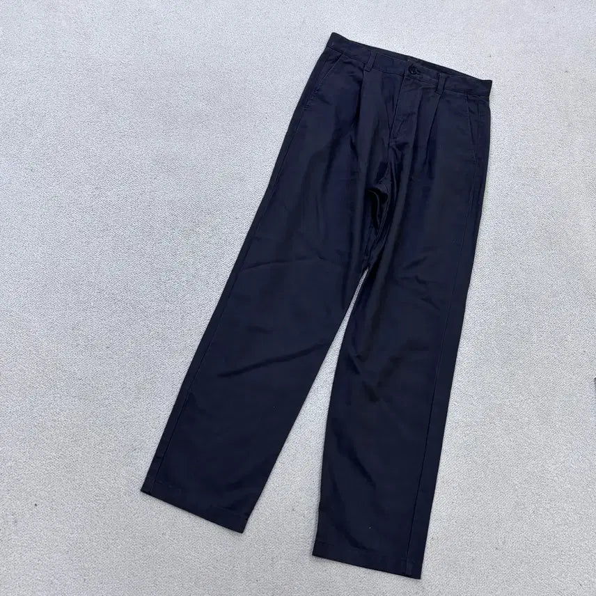[BUNJANG] Musinsa Standard Women's Black Wide-Fit Slacks / 28 무신사스탠다드 여성 블랙 와이드핏 슬랙스 0707E2