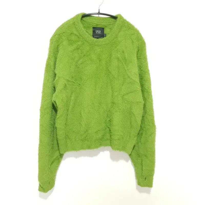 [BUNJANG] Dimitri Angora Knit Black / 디미트리 블랙 앙고라 니트 0_i3993