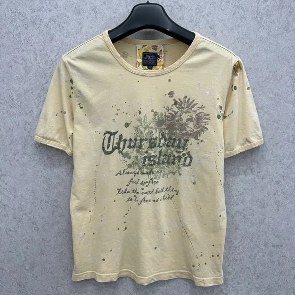 [BUNJANG] Thursday Island Vintage Short Sleeve T-shirt / 100 써스데이아일랜드 여자 빈티지 반팔 티셔츠
