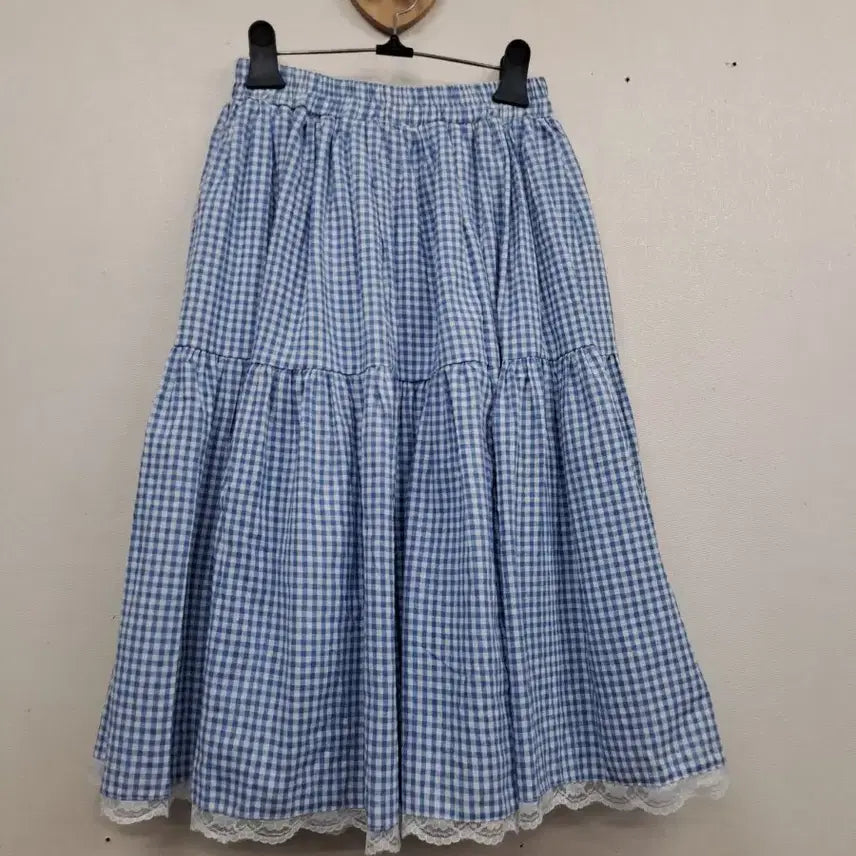 [BUNJANG] Check Pattern Mini Skirt / 첵크 스커트S~M미사용
