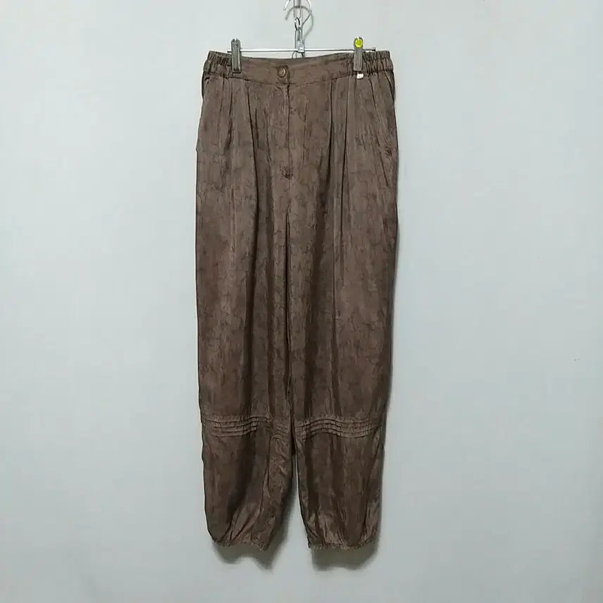 [BUNJANG] Women's Rayon Pants with Subtle Pattern / 라208 인견바지