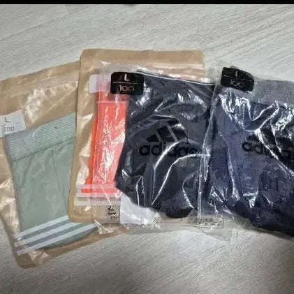 [BUNJANG] Adidas Boxer Briefs 4-Pack / 아디다스 드로즈 4개