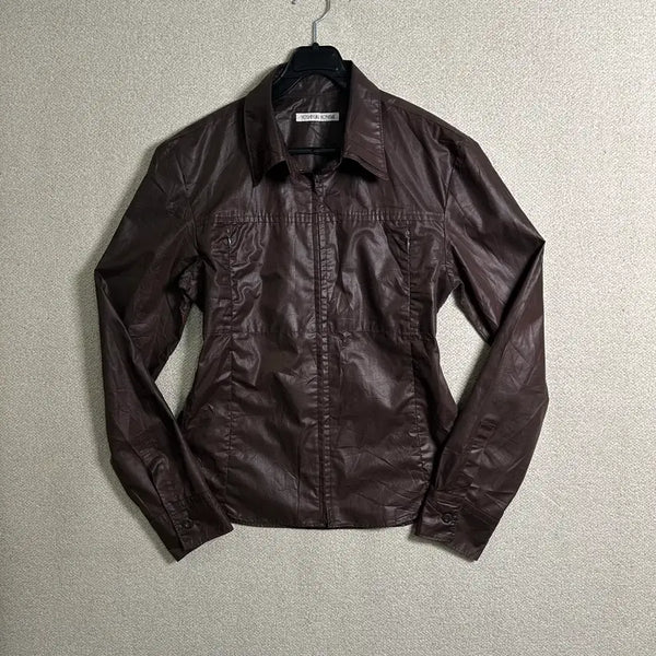 [BUNJANG] Yoshiyuki Konishi Brown Shirt Jacket (OS) / (OS) Yoshiyuki Konishi 브라운 셔츠 자켓