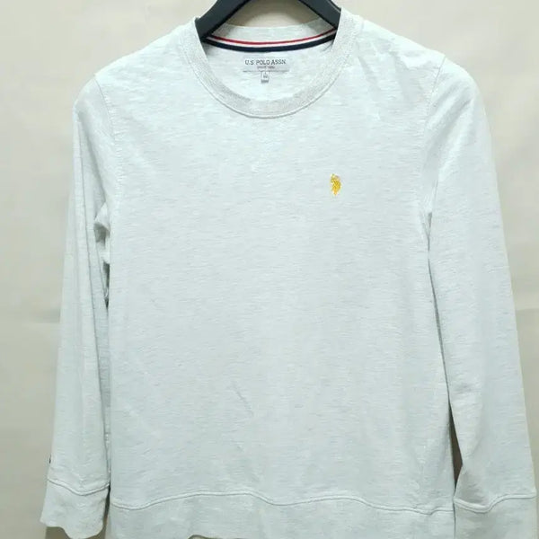 [BUNJANG] U.S. Polo Assn. Long Sleeve T-Shirt White / US 폴로어씬 긴팔티 화이트