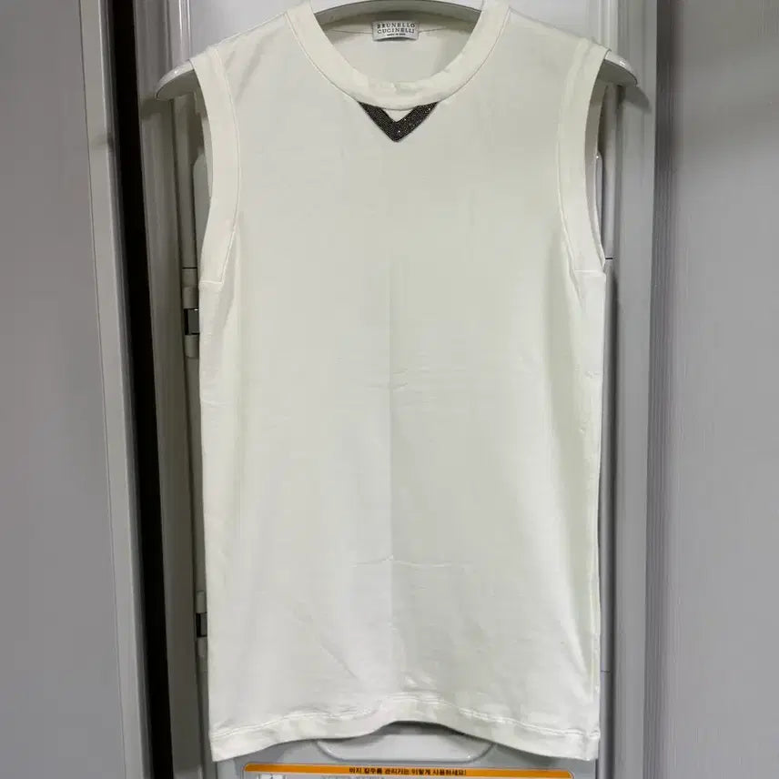 [BUNJANG] Brunello Cucinelli Sleeveless Top with Monili Detail / 브루넬로쿠치넬리 민소매