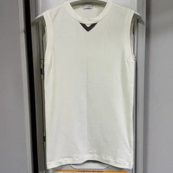 [BUNJANG] Brunello Cucinelli Sleeveless Top with Monili Detail / 브루넬로쿠치넬리 민소매