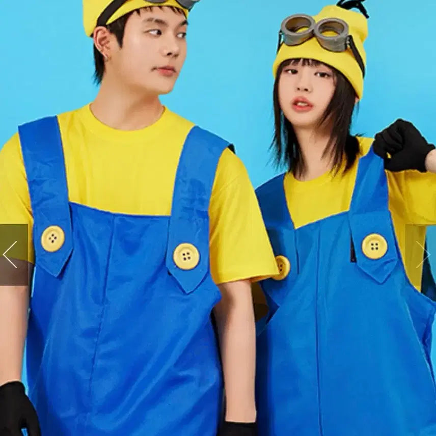 [BUNJANG] Minions Graduation Costume Set / 미니언즈 졸사