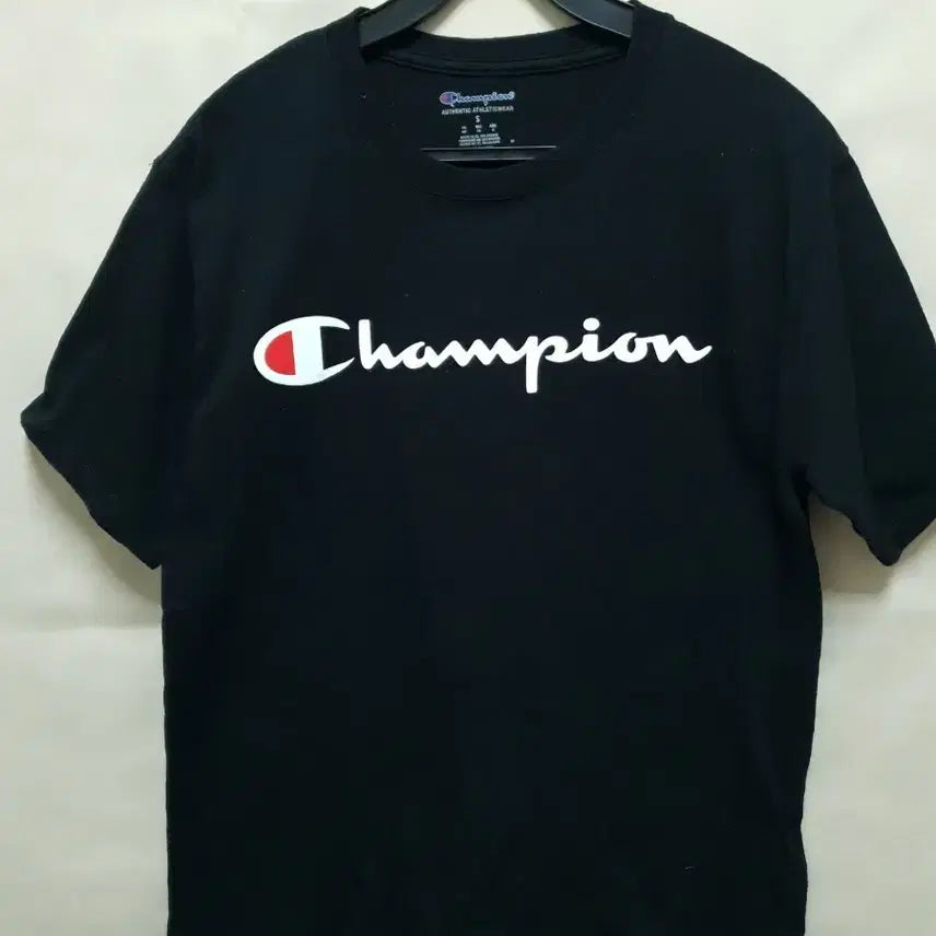 [BUNJANG] Champion Black Short Sleeve T-Shirt Size S / 챔피온 반팔 티셔츠 블랙 S
