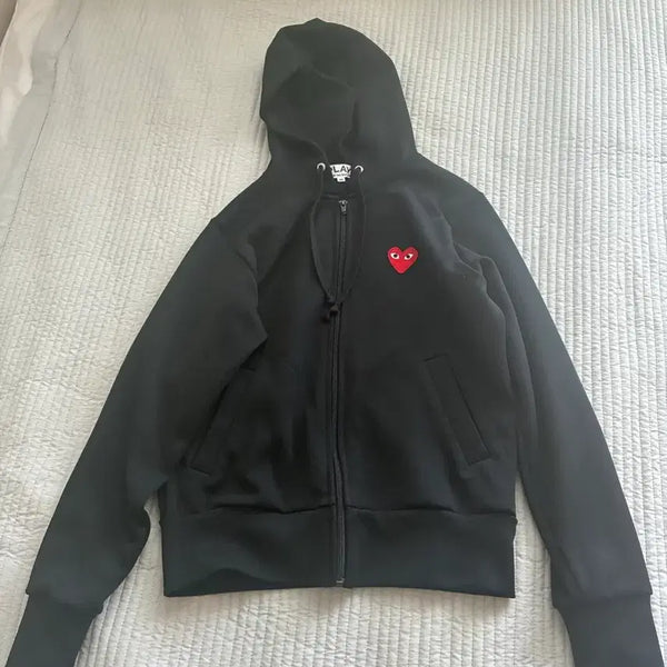 [BUNJANG] Comme des Garçons Hooded Zip-Up Sweatshirt (M) / 새것과 동일한 상태 좋은 꼼데 후드집업