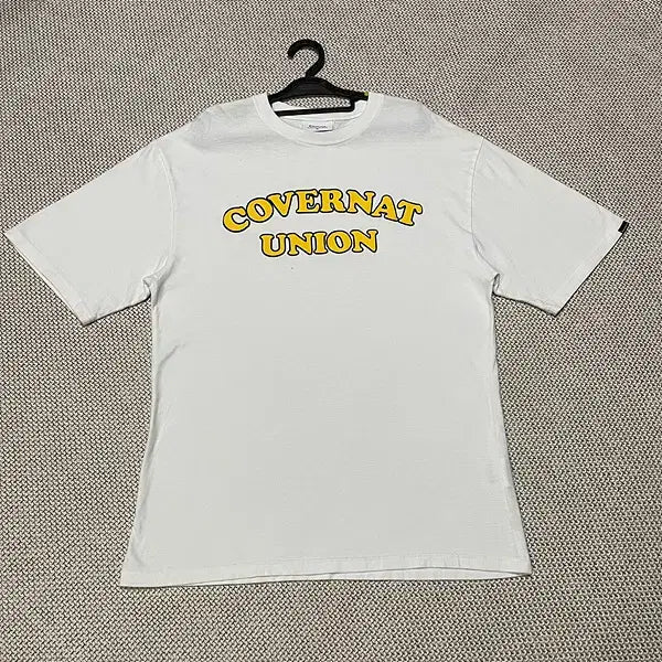 [BUNJANG] Covernat Round Short Sleeve T-Shirt M (95) / M 커버낫 라운드 반팔티 N.5092